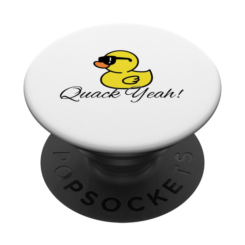 Womens Quak Yeah Funny Duck Meme PopSockets Swappable PopGrip