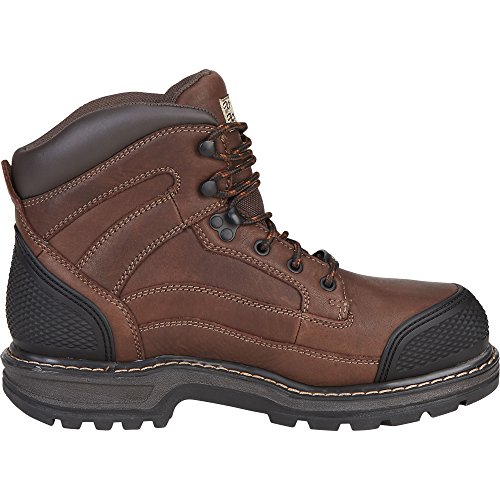 Gravel Gear Waterproof 6in. Steel Toe Work Boot - Brown (8) - Thumbnail 5