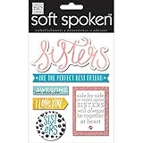 me & my BIG ideas Soft Spoken Themed Embellishments, Sisters Side by Side