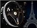 Car Steering Wheel Cover Bling Bling Rhinestone Leather Handcraft Car Steering Wheel Cover for Lady Four Seasons Steering Cover, Black