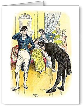 Pride and Prejudice Illustration Variety Pack Note Cards with Envelopes Set of 8