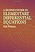 A Second Course in Elementary Differential Equations (Dover Books on Mathematics)