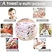Baby Muslin Washcloths and Towels Premium Extra Soft Newborn Baby Face Towel Baby Registry as Shower Gift 5 Pack (colorful)