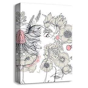 Canvas Wall Art Neighbor Girl Abstract...