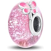 Pandach Murano Glass 925 Sterling Silver Charms for Bracelets Colour Changing Beads for Women Jewelry Gifts