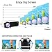 Wireless WiFi Movie Projector 4200Lux, Ifmeyasi 2021 Upgraded Mini Video Projectors, USB Directly Connect with Smartphones, 1080P Supported, 200