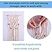 Quacoww 109 Yards Natural Macrame Cord 3mm with 6pcs Wood Ring and 4pcs Wooden Stick for DIY Plant Hangers, Crafts, Knitting