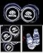 Bearfire Car Logo LED Cup Pad led cup coaster USB Charging Mat Luminescent Cup Pad LED Mat Interior Atmosphere Lamp Decoration Light (Toyota)