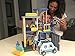 Pidoko Kids Police Station Playset - Everyday Heroes Wooden Toys Play Set, with Accessories - Toy Dollhouse for Boys & Girls Toddlers 3 Year Old and up