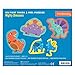 Mudpuppy Mighty Dinosaurs Touch & Feel Puzzle, Ages 1-3, 4 Puzzles Per Box, Fine Motor & Sensory Learning, Dinosaur-Themed Illustrations, Multicolor, 1 EA (0735355819)