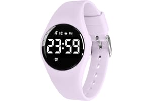 Bomieux Kids Digital Watch - Girls & Boys Watches, Ages 5-15, Alarm Clock, Pedometer, Stopwatch, Waterproof, Birthday Gift