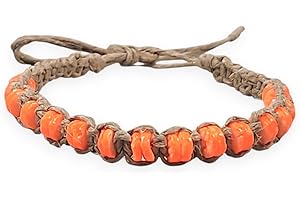 BlueRica Hemp Anklet with Puka Shell Beads