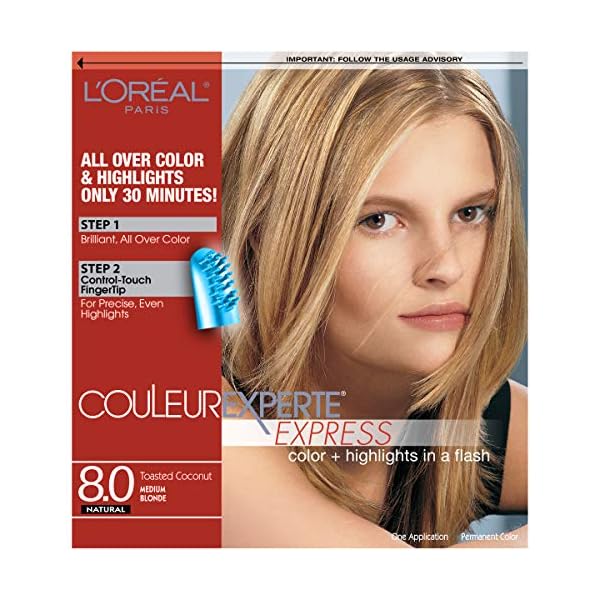 L’Oreal Paris Couleur Experte 2Step Home Hair Color and Highlights Kit