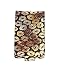 Lip Pouch for Lipstick or Lip Gloss with Mirror and Small Pocket, Holds 4 Regular Sized Tubes of Lipstick or LipSense, LipSense Carrying Case (Glitter Black with Gold Lips)