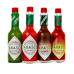 Tabasco Pepper Sauce – Set of 4 Flavours – Boxed