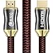 HDMI Cable 3 ft HDMI 2.0(4K@60HZ) Ready - 26AWG Nylon Braided- High Speed 18Gbps - Gold Plated Connectors - Ethernet, Audio Return - Video 2160p, for HD 1080p - Xbox Playstation PS4 PC, TV