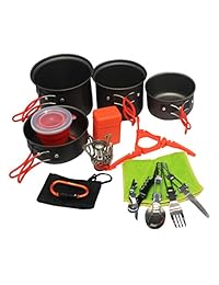 Juego de utensilios de cocina Estufa de Camping, S