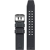 Luminox FPX.3050.20B.2.K Replacement Watch Strap, 23mm, Black | Men's Watch Band, 23mm Replacement Strap, Black, Stainless Steel Buckle