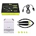 Wireless Headphones, Ayyie Bluetooth Headset Neckband with Tri-fold Stereo Earbuds for iPhone X, Samsung S7/Note 8 and Other Smartphones (16 Hours Playtime Noise Cancelling Headsets)