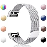 Hotodeal Band Compatible Fitbit Charge 2 Bands, Stainless Steel Metal Replacement Bracelet Strap, Wristbands Accessories Women Men Small Large