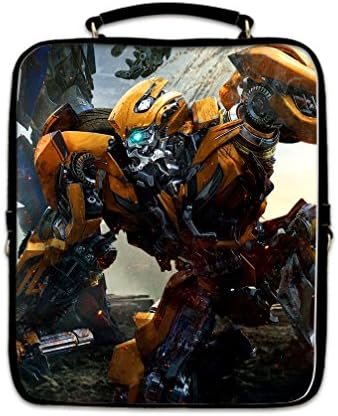 JIUDUIDODO Custom Transformers PU Leather Square School Bag Outdoor Bag Backpacks Casual Bags
