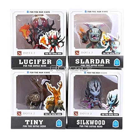 Amazoncom Grandtoyzone Set Figure Series 4pcsset Dota 2