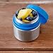 LunchBots Rounds 8oz Stainless Steel Leak-Proof Snack Container for Kids and Adults - Food Jar for Yogurt - Fruits - and Finger Foods - Eco-Friendly - Dishwasher Safe - 8oz - Royal Blue