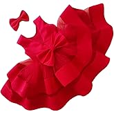 CMMCHAAH 0-6 Years Baby Girls Pageant Dress Toddler Formal Backless Wedding Bridesmaid Dresses