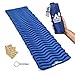 Camping Mat Inflatable Sleeping Pad - Compact & Lightweight for Backpacking - Ultralight Air Mattress Engineered for Comfort – with 3 Repair Patches and Bonus Survival Whistle (Admiral Blue)