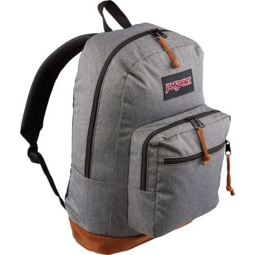 JanSport Right Pack Laptop School Backpack in Black/White Herringbone