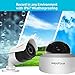 LaView 1080P 2MP IP 6 Camera Security System, 8 Channel IP PoE HDMI NVR (Resolution 1080P) 2TB HDD 4 Dome & 2 Bullet Hi-Res Weatherpoof White Surveillance Camera Kit