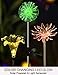 BRIGHT ZEAL [Set of 3] LED Color Changing Solar Stake Lights Outdoor (Dandelion, Lily, Sunflower) - Solar Light LED Garden Decor Statues - Patio Lights LED Outdoor Multicolor Changing LED Lights