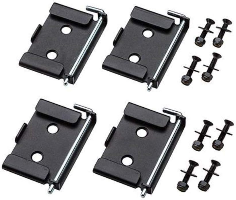Rockler 354571 Quick-Release Workbench Caster Plates 4pk 2-3/4 x 3-3/4"