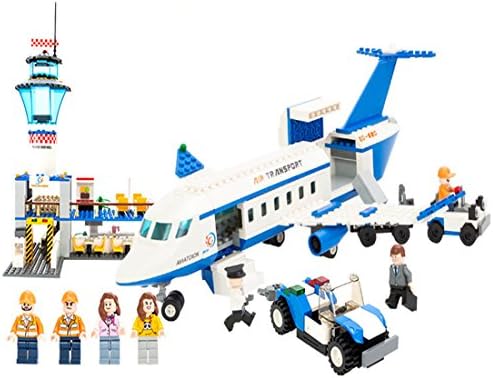 MakeFunToys(TM) Building Block AVIATION Series INTERNATIONAL AIRPORT 652+pcs