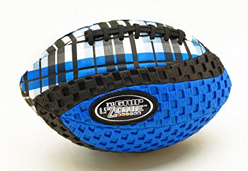 Grip Zone 8.5 Plaid Football (Blue)
