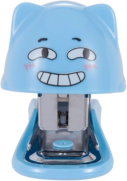 Amazon ミニホチキス針 小型デスクトップホッチキス 容量8枚 640no 10ホチキス針 ミニかわいい猫デザイン 学生や子供へのプレゼントに最適 093 2 62 X 1 7 X 1 3 Inches ホチキス針 文房具 オフィス用品