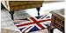 Luxbon Soft Microfiber Non-slip Water-absorbing British Flag England Flag the Union Jack Doormats Entrance Welcome Mat Floor Bathroom Kitchen Indoor Outdoor Home Decodative Rug Mats Carpet-23.6x35.4
