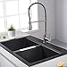 Kraus KPF-1612 Single Lever Pull Down Kitchen Faucet Chrome