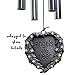Memorial Wind Chimes When Cardinals Appear Angels are Near Red Cardinal Wind Chime with a Remembrance Saying Windchimes for Funeral Sympathy Outdoor 23.5
