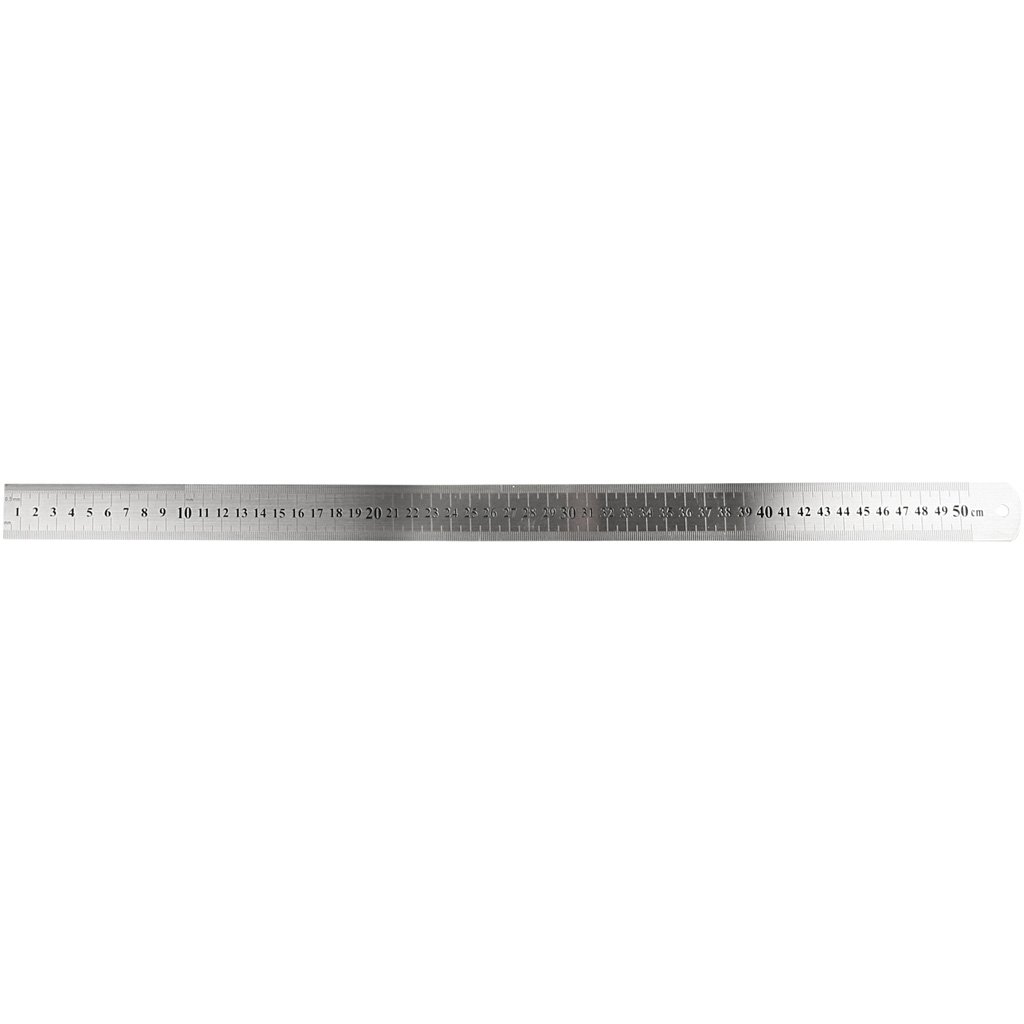 Ruler, L: 50 cm, 1 pc