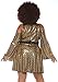 Leg Avenue Women's dress, Gold, 1X / 2X