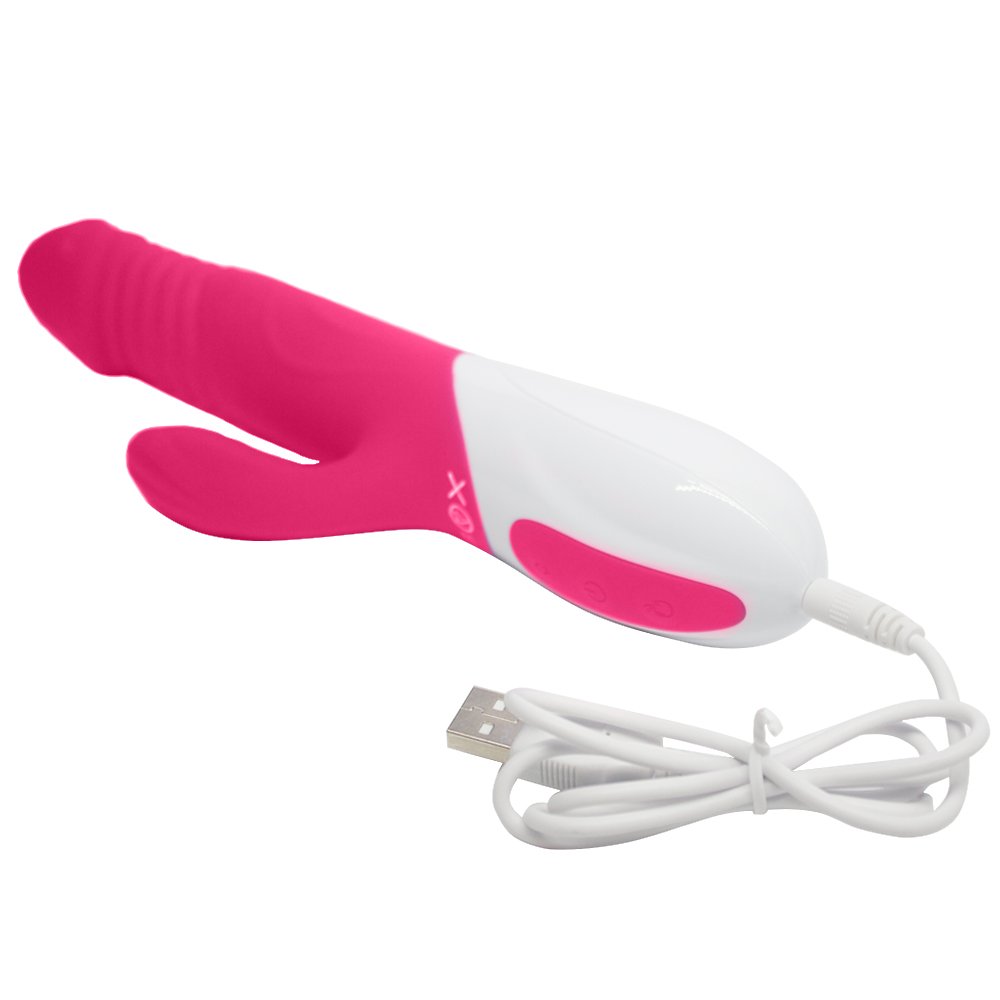 Klitoris Massagegerät und stoßfunktion groß xxl Silikon Dildo Vibrator aus Vollsilikon for100% Wasserdich Vibrationen für sie Klitoris 360-Grad-Drehung versenkbare Vibrationen Klitoris Massagegerät stimulierende G-Punkt Klitoris Frauen sexs