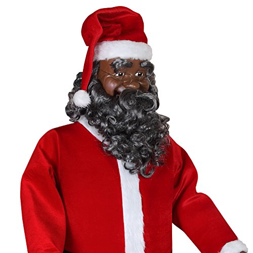 Life Size Animated Dancing African American Black Santa Claus by Gemmy