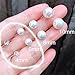 2 Pairs Invisible Clip on Earrings for Girls Women - 6mm Shell Pearls Stud Clip-ons Earring Gift Sets