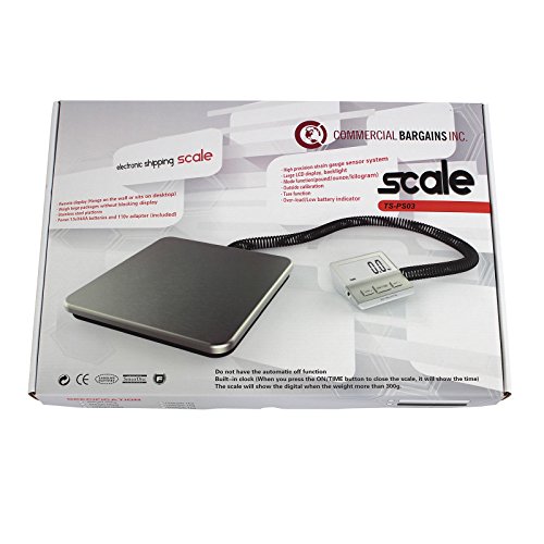 Postal Scale Heavy Duty Digital for Shipping And Postal With Durable Stainless Steel Large Platform, 440 lbs Capacity, UPS USPS Post Office Deli Scale And Luggage Scale