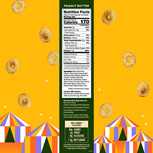 Magic Spoon Cereal, Peanut Butter 4Pack Of Cereal Keto & Low Carb