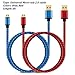 WITPRO Galaxy S7 S6 Edge Charger, Braided Nylon Gold-Plated Fast Data/Sync USB Charging Cable for Samsung Galaxy S7/S6/S4, Note 4/5, Tab E a S2, More (3.3Ft, 2-Pack)