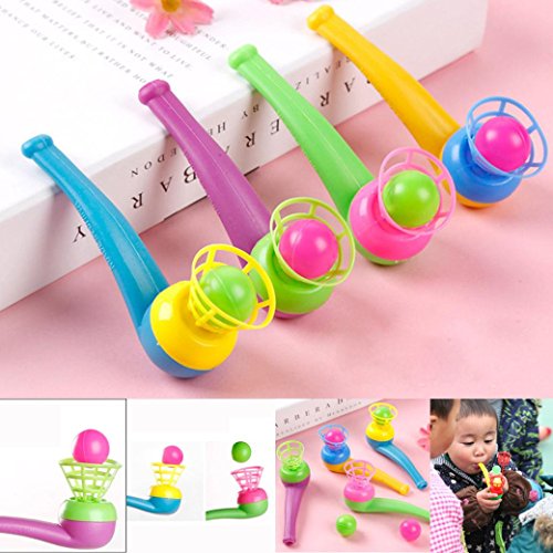 Dartphew Toys,Dartphew 1Pcs Fashion Blow Pipe & Balls - Great Gift for Kids Baby Children Boys Girls,for Safe & Fun blowing Play to Control the Power of Breathing(Color and Style: Random) - Thumbnail 7
