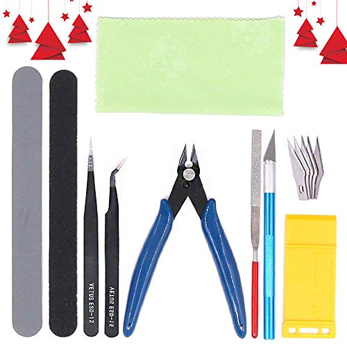Rustark 10Pcs Gundam Model Tools Craft Set Modeler Building Kit For Basic Model Assembling, Building and Repairing