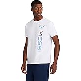 Messi Mens Logo Tee, Lifestyle Short Sleeve T-Shirt, Standard Fit with Graphic